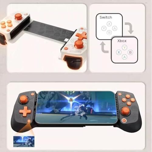 X5 Lite Zenless Zone Zero Zzz Siyah Mobile Game Controller Ios, Android