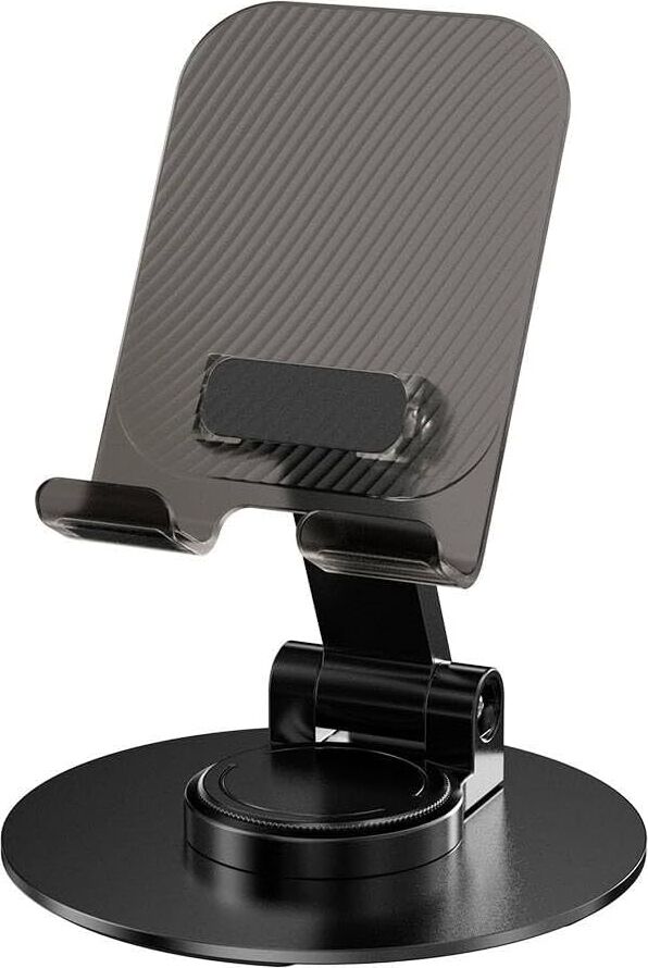 Taşınabilir Katlanabilir 360 Dönebilen Karbon Çelik Tasarımlı Telefon ve Tablet Standı