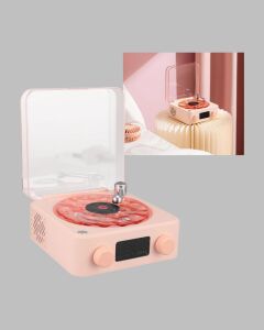 Retro Kristal Netliğinde Ses – Gece Işıklı Retro Bluetooth Hoparlör