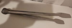 Çelik Maşa – Paslanmaz Çelik, Kaymaz Tutma Saplı, Mangal ve Izgara Için Dayanıklı Maşa (1)