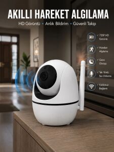 Anlık Bildirimli Hareket Sensörlü Full Hd Kamera Yeni Nesil