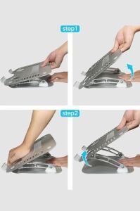 Aliminyum Ayarlı Laptop Macbook Notebook Yükseltici Tutucu CIN319