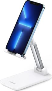 Katlanabilir Telefon Tutacağı ile Uyumlu Galaxy (Beyaz)