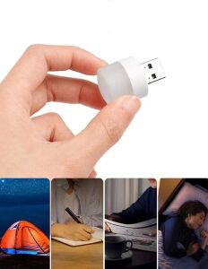 Neo Vista Mini USB LED Gece Lambası - Powerbank ve Laptop Uyumlu Ortam Işığı (5, Gün Işığı)