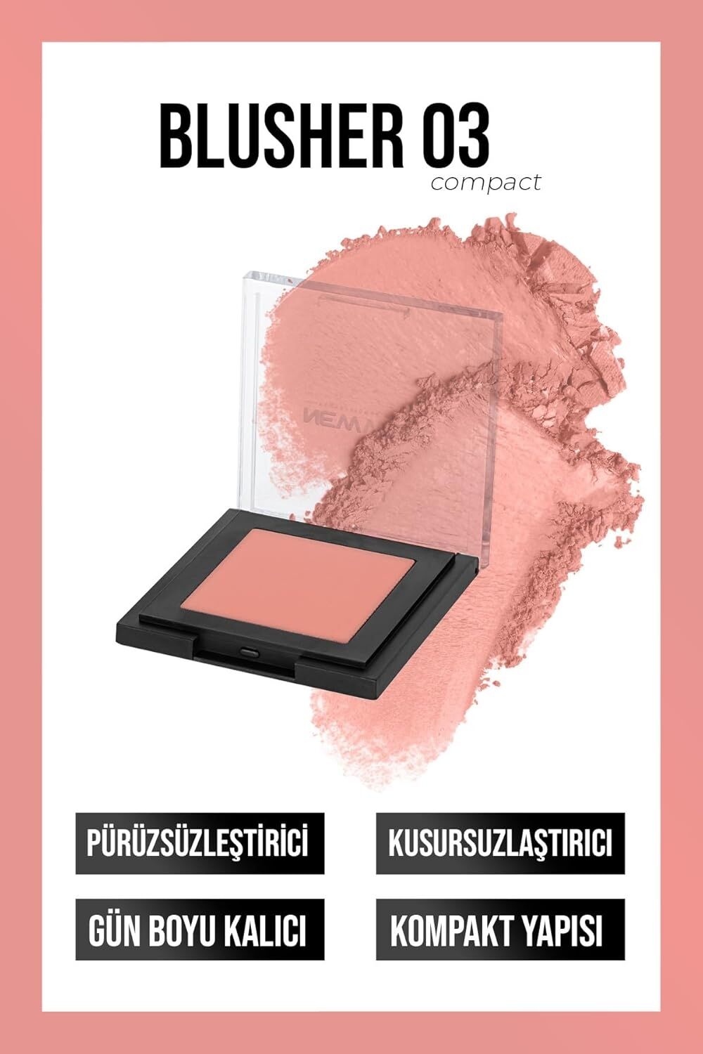 Powder Blusher 03 Toz Allık, 8680923351063