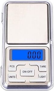 Dijital Hassas Terazi 0.01 gr Hassaslık Mini Terazi 500GR. Kapasite