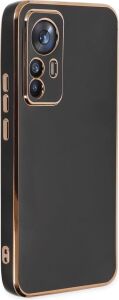 Xiaomi Mi 12T Pro Için Kılıf Olive Plated Siyah [mi 12T Pro ile Uyumlu Kılıf - Siyah]