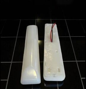 50'li Paket 24V Tente LED Aydınlatma Armatür 20CM-DÜZ Taban -Beyaz IŞIK(6500K)