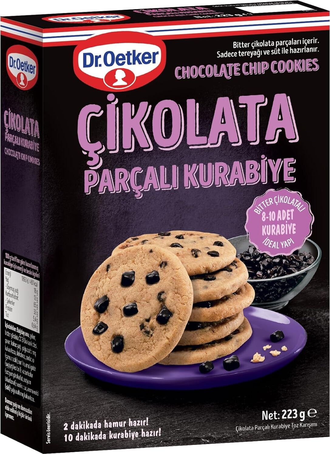 Çikolata Parçalı Kurabiye