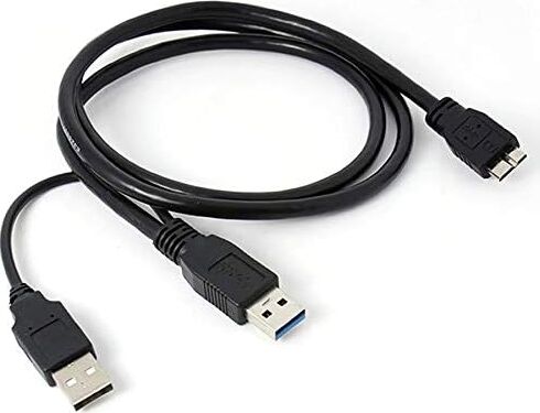 4574 Micro USB 3.0 HDD Harddisk Bağlantı Veri Ara Y Kablosu (1.5 Metre)