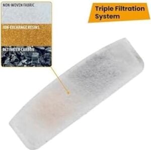 Astra Filtre (X3), 3 Filtreli Kit, Kedi Çeşmesi Filtresi, Üçlü Filtreleme Sistemi