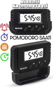 2li Set Masa Lambası + Kronometreli Pomodoro Ders Çalışma Masa Lambası (Beyaz 811)