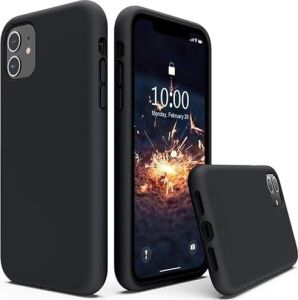 Apple iPhone 11 Kılıf 6.1 ile Uyumlu,  Ince Sıvı Silikon 3 Katmanlı Tam Kaplamalı Yumuşak Jel Kauçuk Kılıf Kapak 6.1 Inç, Kuzey Mavisi