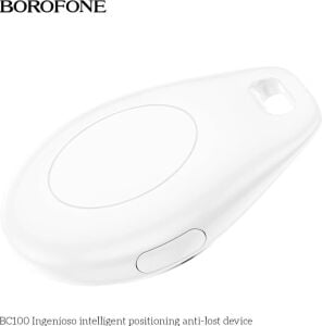 Borofone Tag Akıllı Takip Cihazı, Apple Find My Ile Uyumlu, Anahtar, Çanta, Evcil Hayvan, Değerli Eşya Için Kayıp Önleyici, Uzun Ömürlü Pil, Iphone 6s ve Sonrası Ile UYUMLU,BC100 Beyaz (3)