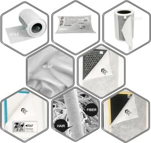 Faf Fresh Air Filter 10 Pcs Electrostatic Dust Trap Pre-Filter For Electrolux Purifier Serileri Ile Uyumlu Hava Temizleyici Filtre Üstü Elektrostatik Toz Tutucu Koruyucu (FA31-201GY Flow A3)