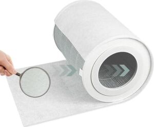 Faf Fresh Air Filter 10 Pcs Electrostatic Dust Trap Pre-Filter For Electrolux Purifier Serileri Ile Uyumlu Hava Temizleyici Filtre Üstü Elektrostatik Toz Tutucu Koruyucu (FA31-201GY Flow A3)