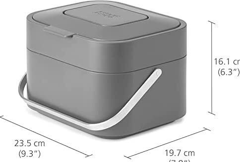Stack Gıda Atık Kutusu, Stone, Taş, 4l