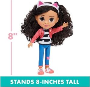 Gabby's Dollhouse, Gabby 20CM Bebek, 6060430, Çok Renkli