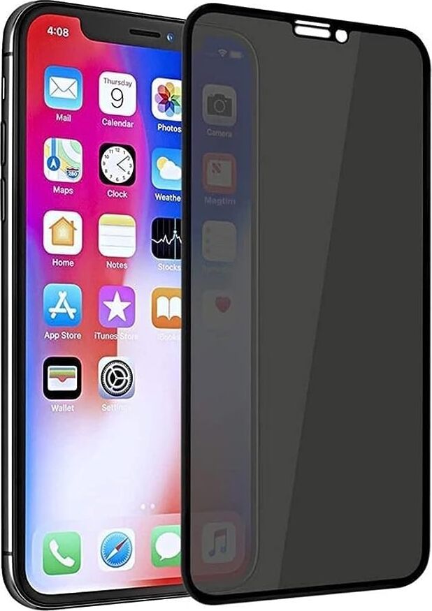 Iphone 13-14 Uyumlu Hayalet Ekran Koruyucu Gizli Yandan Görünmeyen Full Ekran Koruyucu Cam, Tam Gizlilik Tam Koruma.