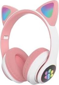 5.0 Kedi Kulak Üstü Bluetooth Kulaklık Pembe Blt-44