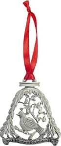 12 Günlük Noel Süs Seti, 12'li Metal Süs Seti, 7,7 Cm, Abbey & Ca Gift