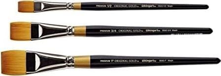 Kingart Premıum Orijinal Altın 9550 Serisi Sanat Seti, 3'lü Set, 3 Parça