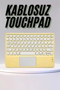 Profesyonel Wifi Q Klavye Bluetooth Klavye Touchpad 10.8 Inç Yeni Nesil