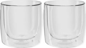 Çift Camlı 2'li Viski Bardağı, 266 Ml, Cam, Şeffaf Cam