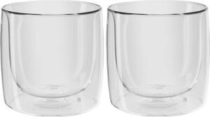 Çift Camlı 2'li Viski Bardağı, 266 Ml, Cam, Şeffaf Cam