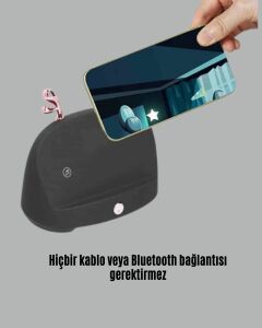 Kablosuz Indüksiyonlu Telefon Tutucu ve Hoparlör – Pratik Ses Yükseltici