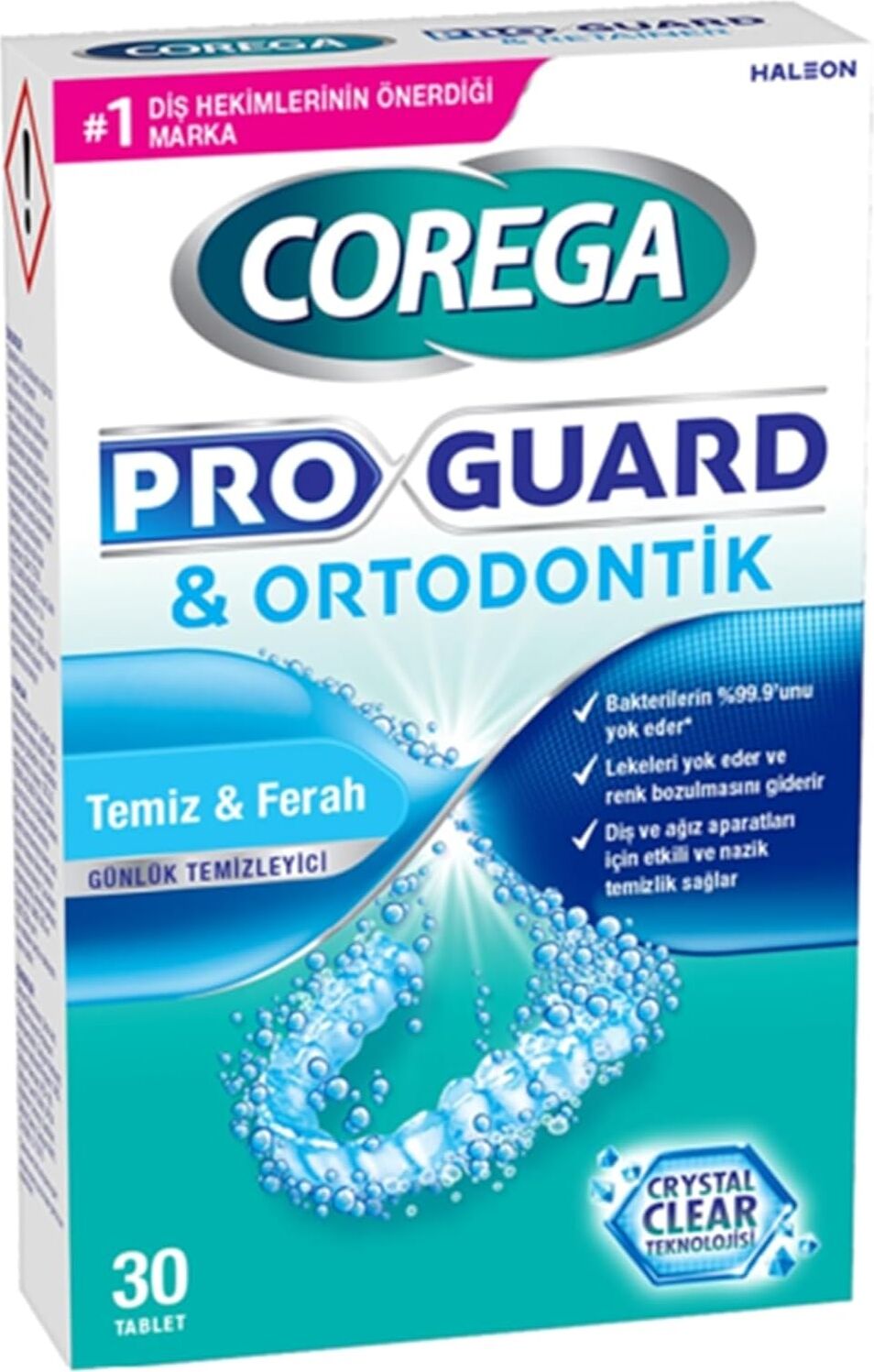 Proguard & Retainer 30'lu Protez Temizleme Tableti