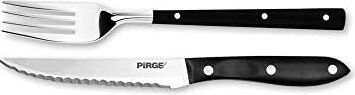 Pirge Steak/biftek Bıçağı & Çatal Seti 12 cm