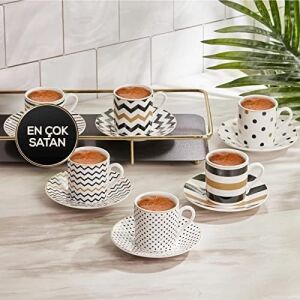 Nossa 6 Kişilik Kahve Fincanı