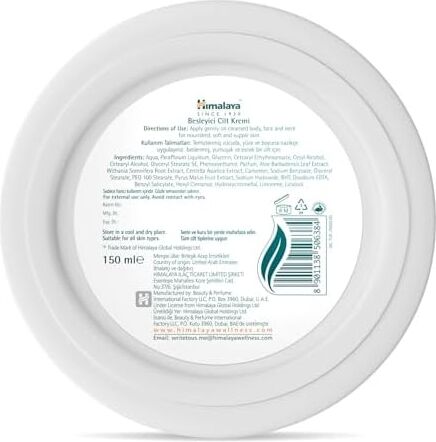 Himalaya Since 1930 Besleyici El ve Vücut Kremi, Kış Kirazı, Nemlendirici, Yağsız, Su Bazlı, Tüm Ciltler, 150 ml