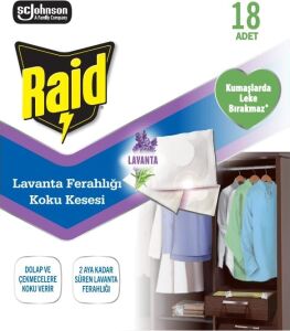 Raid Lavanta Kesesi 18 Adet