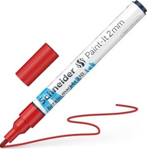 310 Akrilik Marker 2mm Kırmızı- 120102