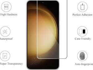 Galaxy S24 Ekran Koruyucu,  Galaxy S24 Modellerine Uyumlu Temperli Ekran Koruyucu Cam Hd Kalite Görüntü Darbe Dayanıklı Ekran Koruyucu Cam