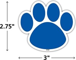Teacher Created Resources Magnetic Accents, Colourful Paw Prints (77207.0)