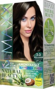 Natural Beauty Amonyaksız Set Saç Boyası 3.0 Koyu Kahve