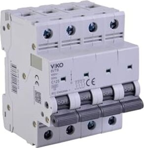 6VTB-4C125 Otomatik Sigorta 6ka C Tipi 4 Kutup 125A