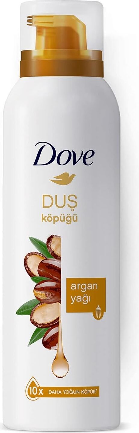 Argan Yağı Duş Köpüğü,10 Kat Daha Yoğun Köpüğe Sahip Kremsi Formül, 200 Ml, Beyaz