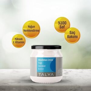Katı Hindistan Cevizi Yağı, Soğuk SIKIM,%100 Saf ve Doğal, 150 ml