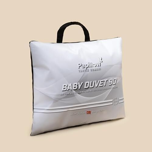 Papıllow Baby Duvet 90 Kaz Tüyü Yastık 35 * 45 cm -%100 Kaz Tüyü (%90 Gıdık Tüyü +%10 Sırt Tüyü)