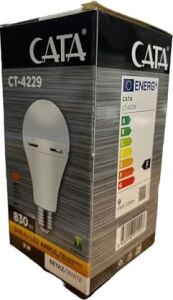 CT-4229 9W/6400K Şarjlı LED Ampul Cata