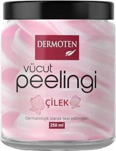 Dermoten Body Scrub Çilekli Vücut Peelingi 250 ml