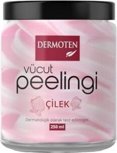Dermoten Body Scrub Çilekli Vücut Peelingi 250 ml