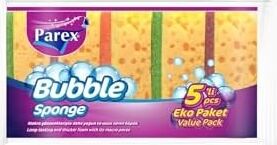 Bubble Sünger Düz 5'li