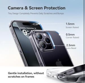 ile Uyumlu Şeffaf Clear Silikon Yüksek Kalite Darbeye Dayanıklı Şık Telefon Kılıfı (Iphone 16 Pro Max)