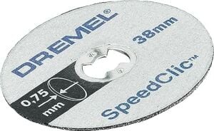 SC409 Ez Speedclic: Ekstra Ince Kesme Diski, 38MM, 5'li