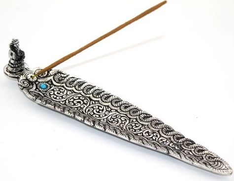 Metal Kayık Ganeşa Tütsülük Model 3